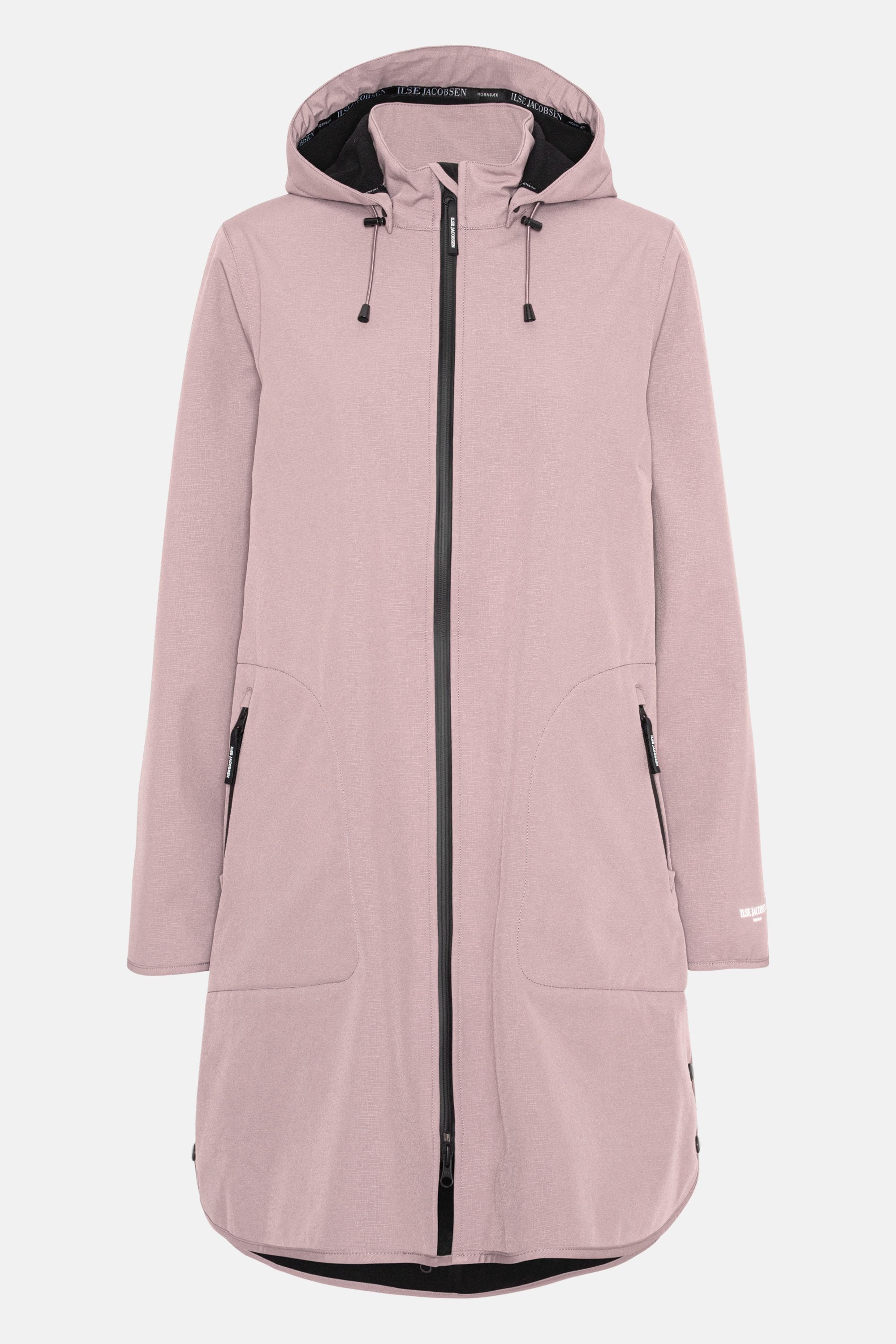Softshell Raincoat A-line - Adobe Rose